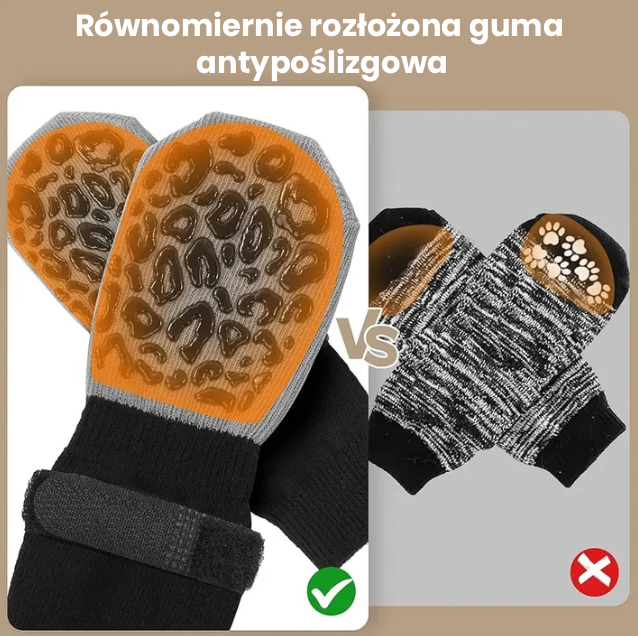 4sztuki Ochronne skarpetki antypoślizgowe dla psów